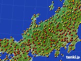 2023年06月17日の北陸地方のアメダス(気温)