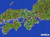 近畿地方のアメダス実況(気温)(2023年06月17日)