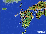 九州地方のアメダス実況(気温)(2023年06月17日)