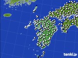 九州地方のアメダス実況(風向・風速)(2023年06月17日)