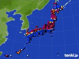 アメダス実況(日照時間)(2023年06月18日)