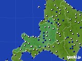 道央のアメダス実況(風向・風速)(2023年06月18日)