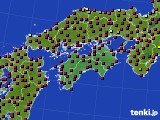 2023年06月19日の四国地方のアメダス(日照時間)