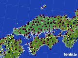 中国地方のアメダス実況(日照時間)(2023年06月20日)