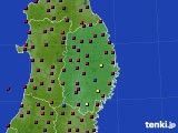 岩手県のアメダス実況(日照時間)(2023年06月20日)