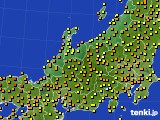 2023年06月20日の北陸地方のアメダス(気温)