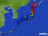 アメダス実況(日照時間)(2023年06月21日)