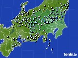 関東・甲信地方のアメダス実況(降水量)(2023年06月22日)