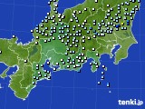 2023年06月22日の東海地方のアメダス(降水量)