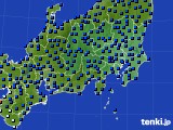 関東・甲信地方のアメダス実況(日照時間)(2023年06月22日)
