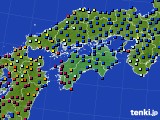 2023年06月22日の四国地方のアメダス(日照時間)