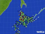 2023年06月23日の北海道地方のアメダス(日照時間)