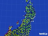 東北地方のアメダス実況(日照時間)(2023年06月23日)