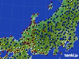 2023年06月23日の北陸地方のアメダス(日照時間)