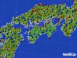 2023年06月23日の四国地方のアメダス(日照時間)