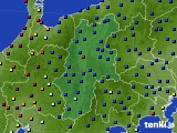 2023年06月23日の長野県のアメダス(日照時間)