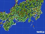 2023年06月24日の東海地方のアメダス(日照時間)