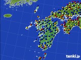 九州地方のアメダス実況(日照時間)(2023年06月24日)