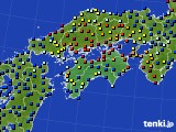 2023年06月25日の四国地方のアメダス(日照時間)