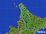 道北のアメダス実況(日照時間)(2023年06月25日)