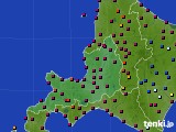 2023年06月25日の道央のアメダス(日照時間)