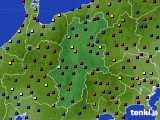 長野県のアメダス実況(日照時間)(2023年06月25日)