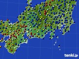 2023年06月27日の東海地方のアメダス(日照時間)