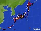 2023年06月27日のアメダス(日照時間)