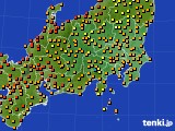 2023年06月27日の関東・甲信地方のアメダス(気温)