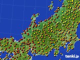 2023年06月27日の北陸地方のアメダス(気温)