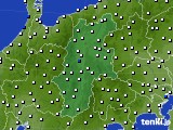 2023年06月27日の長野県のアメダス(風向・風速)