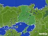 2023年06月28日の兵庫県のアメダス(降水量)