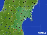 宮城県のアメダス実況(日照時間)(2023年06月28日)