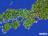 2023年06月29日の近畿地方のアメダス(日照時間)