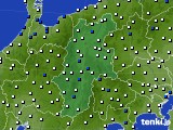 2023年06月29日の長野県のアメダス(風向・風速)