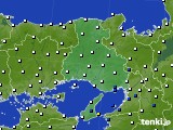 2023年06月30日の兵庫県のアメダス(風向・風速)