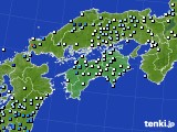 四国地方のアメダス実況(降水量)(2023年07月01日)