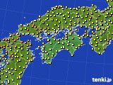 四国地方のアメダス実況(気温)(2023年07月01日)