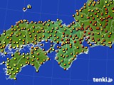 近畿地方のアメダス実況(気温)(2023年07月03日)