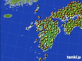 九州地方のアメダス実況(気温)(2023年07月03日)