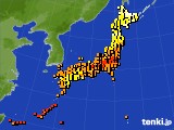 アメダス実況(気温)(2023年07月03日)