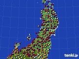 東北地方のアメダス実況(日照時間)(2023年07月06日)