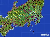 関東・甲信地方のアメダス実況(日照時間)(2023年07月06日)