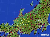北陸地方のアメダス実況(日照時間)(2023年07月06日)