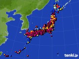 2023年07月06日のアメダス(日照時間)