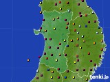 2023年07月06日の秋田県のアメダス(日照時間)