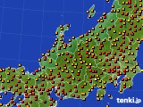 北陸地方のアメダス実況(気温)(2023年07月06日)
