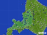 道央のアメダス実況(風向・風速)(2023年07月06日)