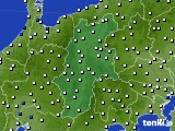 2023年07月06日の長野県のアメダス(風向・風速)