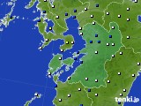 2023年07月07日の熊本県のアメダス(風向・風速)